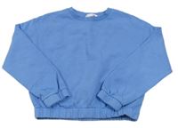 Modrá oversize crop mikina M&S