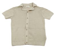 Světlebéžová pletená košile Next