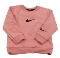 Růžová mikina s logem Nike