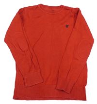 Červený svetr s výšivkou Next