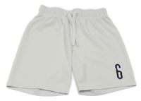 Bílé sportovní kraťasy s číslem H&M