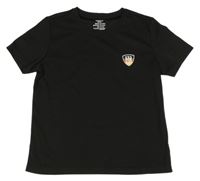 Černé funkční fotbalové tričko se znakem Crivit