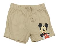 Béžové kraťasy s Mickey PRIMARK