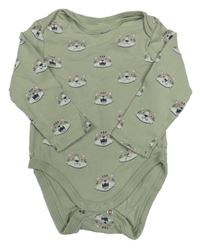 Světlekhaki body s tygry C&A