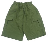 Khaki cargo kraťasy