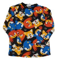 Černé triko se Sonicem George
