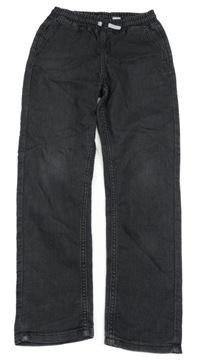 Antracitové jogger pull on regular fit rifle H&M