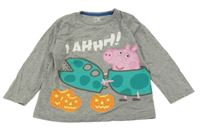 Šedé melírované triko s Tomíkem M&S