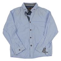 Světlemodrá pruhovaná košile Next