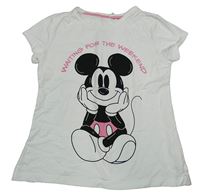 Bílé tričko s Mickeym