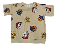 Světlehnědé teplákové tričko s Paw Patrol Matalan