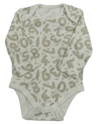 Bílo-šedé body s číslicemi