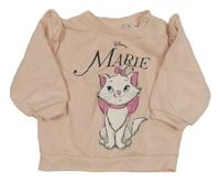 Světlerůžová mikina s kočkou H&M