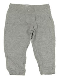 Šedé melírované tepláky H&M