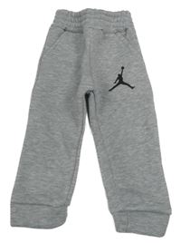 Šedé melírované tepláky Nike Jordan