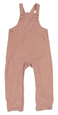 Růžové laclové manšestráky se srdíčkem M&S