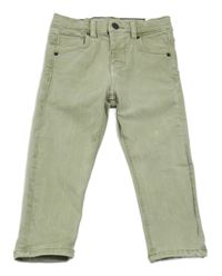 Světlezelené skinny rifle Zara