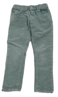 Zelené manšestráky Zara