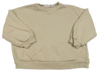 Béžová oversize mikina Zara