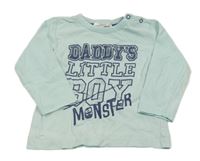 Světlemodré triko s nápisem Ergee