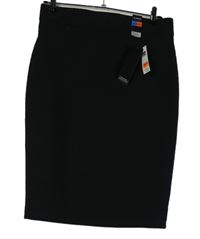 Nové - Dámská černá vzorovaná pouzdrová sukně Dunnes 