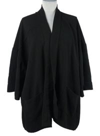 Dámský černý sakový cardigán 