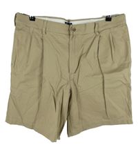 Pánské béžové plátěné chino kraťasy Land´s End vel. 36