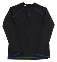 Černé UV triko s výšivkou River Island