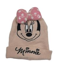 Světlerůžová čepice s Minnie Disney