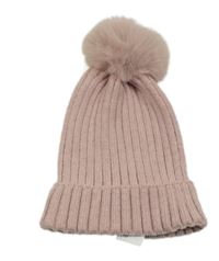 Nové - světlerůžová čepice s bambulí Primark