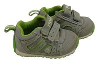 Šedo-zelené botasky vel.20