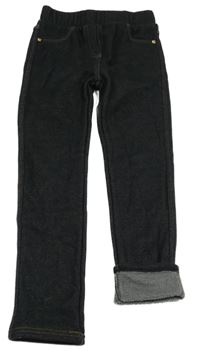 Černé melírované teplé tregíny