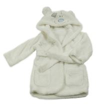 Bílý chlupatý župan s kapucí- medvídek me to you George