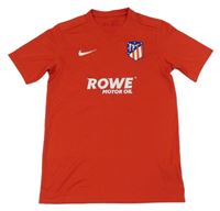 Červené sportovní funkční tričko Nike