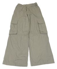 Khaki cargo kalhoty H&M