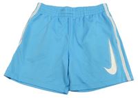 Světlemodré sportovní kraťasy Nike