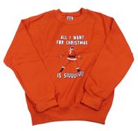 Červená mikina s nápisem a fotbalistou zn. Russell