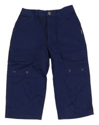 Tmavomodré plátěné cargo kalhoty Carter's