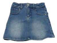 Modrá riflová sukně Hema