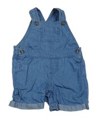 Modré lehké riflové laclové kraťasy M&S