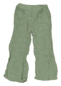 Světlezelené lehké kalhoty Lefties