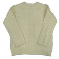 Smetanový svetr s 3D vzorem Primark