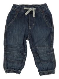 Tmavomodré cuff rifle H&M