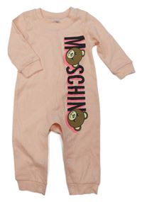Světlerůžový overal s medvídkem - Moschino