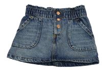 Tmavomodrá plísňová riflová sukně Denim 