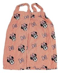 Broskvové froté županové šaty s Minnií Primark