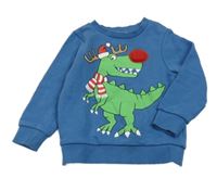 Modrá mikina s dinosaurem C&A