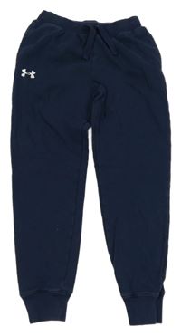 Tmavomodré funkční tepláky Under Armour