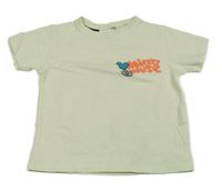 Světlezelené tričko s Mickeym Zara