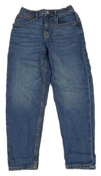 Tmavomodré loose fit rifle H&M